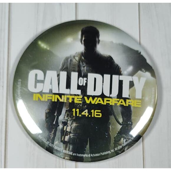 Call of Duty Infinite Warfare Button Pin for Hat, Lapel, Jacket or Backpack - Picture 1 of 3
